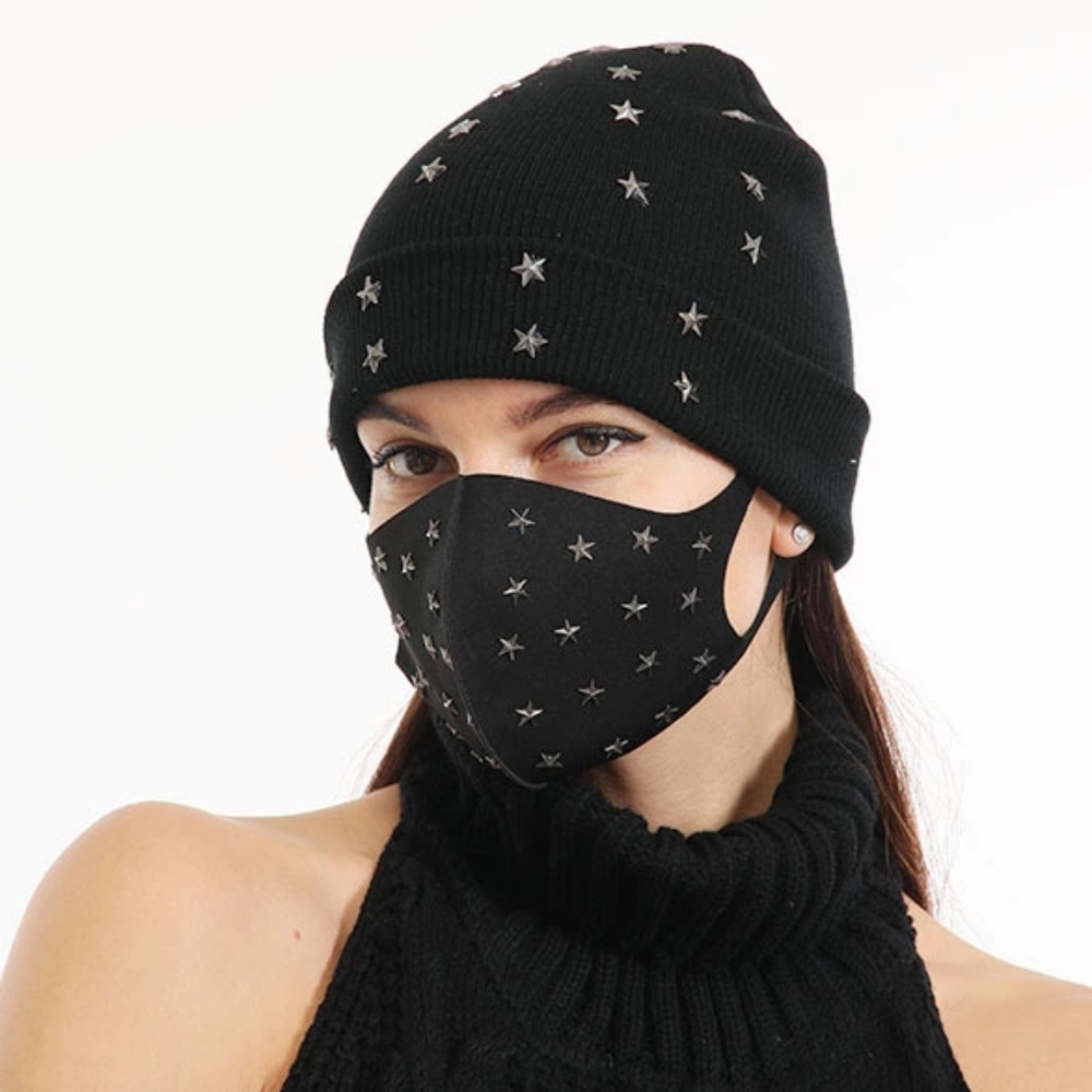 Beanie Hat with Stars